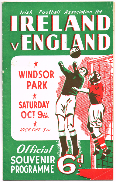 Football. Northern Ireland collection of programmes 1948-1968. at Whyte's Auctions