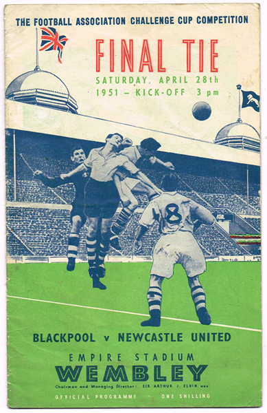 Football. English FA Cup Final programmes 1951-1992 collection at Whyte's Auctions