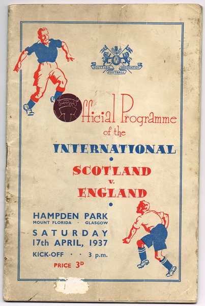Football. A collection of Scottish programmes 1937-1954. at Whyte's Auctions