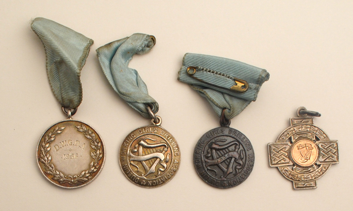 Dublin Working Girls Drilling Association medals 1936-1940. at Whyte's Auctions