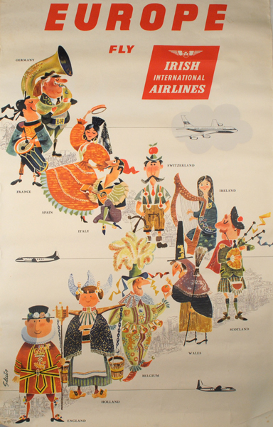Aer Lingus. Europe Fly Irish International Air Lines at Whyte's Auctions