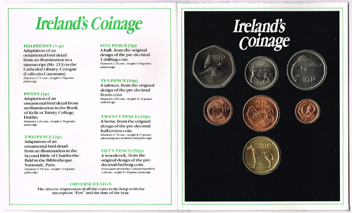 1986 Ireland's Coinage Presentation Pack."" at Whyte's Auctions