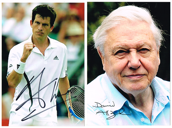Sport, screen & stage autographs at Whyte's Auctions