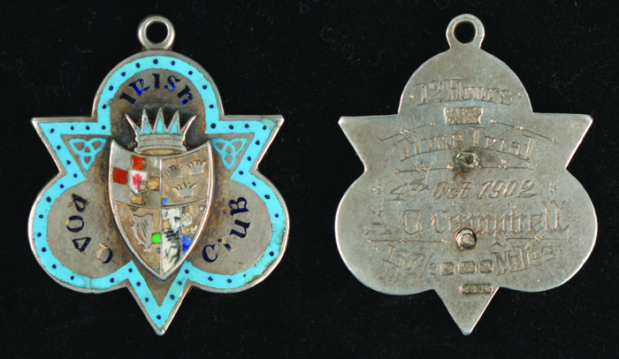 1902 Irish Road Club, Cycling Medal at Whyte's Auctions