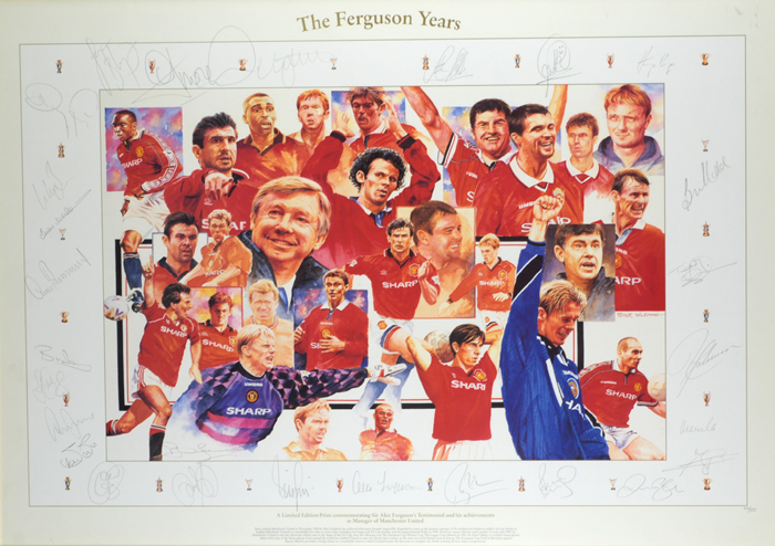 'The Ferguson Years' signed print. at Whyte's Auctions