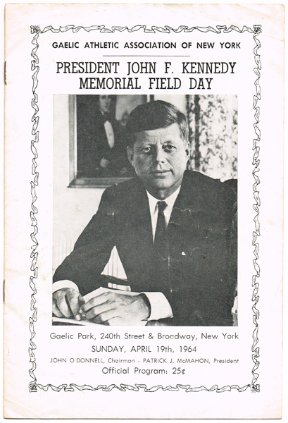 1964 Kohn F. Kennedy Memorial Field Day, New York G.A.A. (4) at Whyte's Auctions
