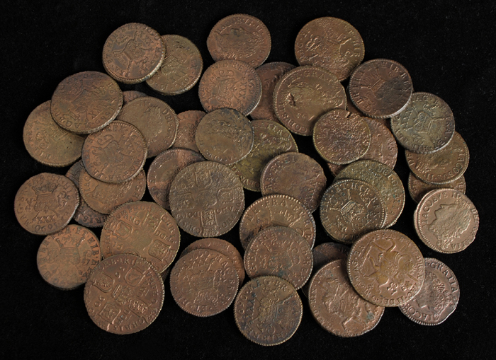 Ireland James II. An important hoard of Gunmoney found in Co. Tipperary in 1936. at Whyte's Auctions