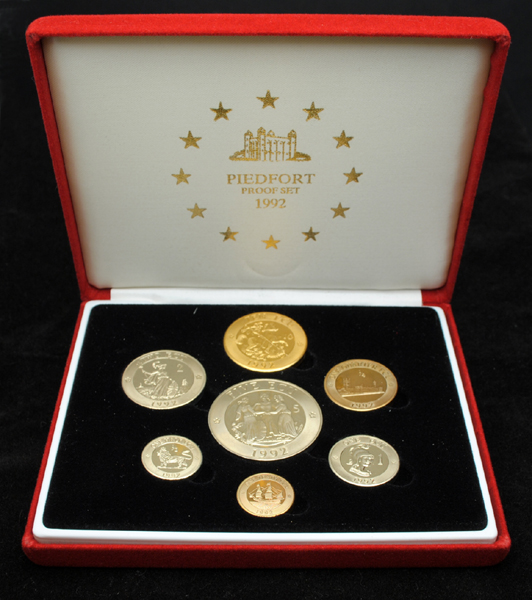 United Kingdom ECU-coin piedfort proofs at Whyte's Auctions