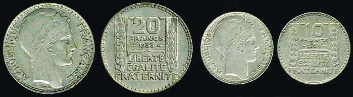 France. Silver coin accumulation, 1929-1965. (86) at Whyte's Auctions