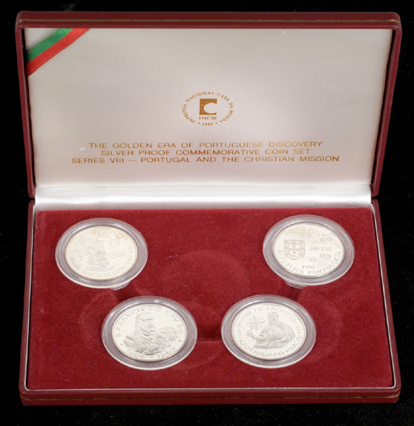 Portuguese Silver Commemorative Coins (10) at Whyte's Auctions