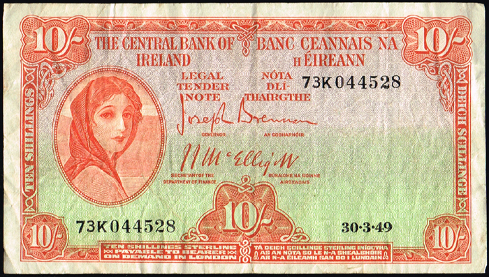 Central Bank 'Lady Lavery' Ten Shillings collection 1941-1968 (113) at Whyte's Auctions