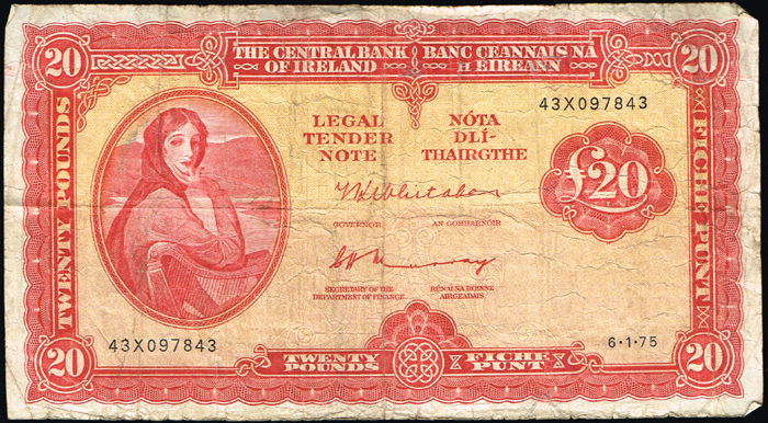Mixed Lot of Banknotes, Mainly Irish. (19) at Whyte's Auctions