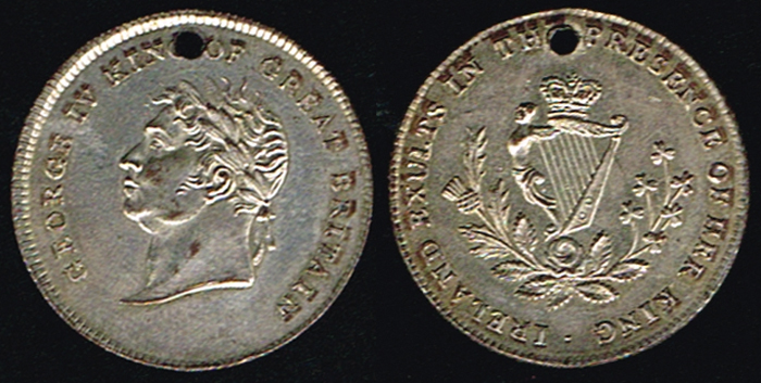 1821 George IV Visit to Ireland and circa 1890 O'Connell Monument medallions. at Whyte's Auctions