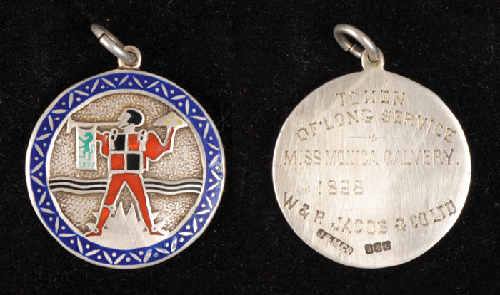 Jacobs Biscuit Factory Long Service Medal. at Whyte's Auctions