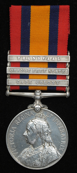 Queen Victoria South Africa Medal to an Irish soldier. at Whyte's Auctions