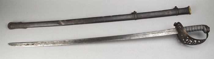 A 19th century heavy cavalry officer's sword at Whyte's Auctions