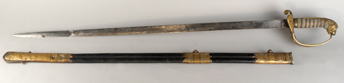 19th century Naval sword at Whyte's Auctions