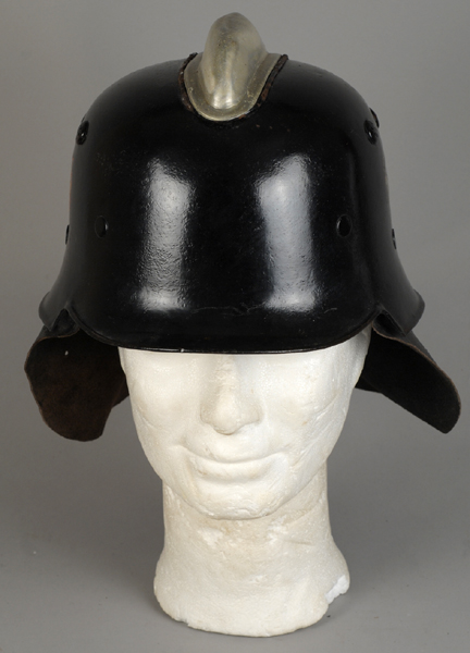 Third Reich Fire Police helmet at Whyte's Auctions