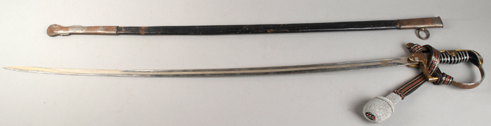 Third Reich Fire Police officer's sabre at Whyte's Auctions