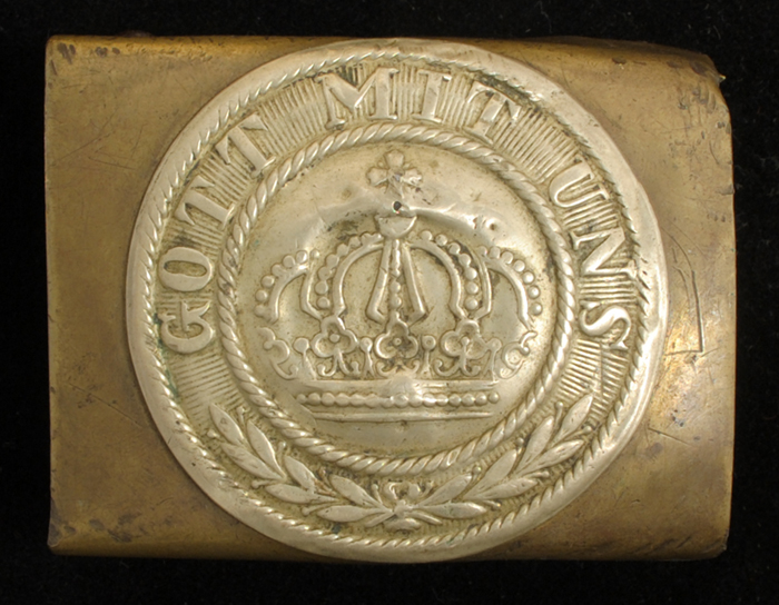 Prussia. Other Ranks Belt Buckle (Brass and white metal). at Whyte's Auctions