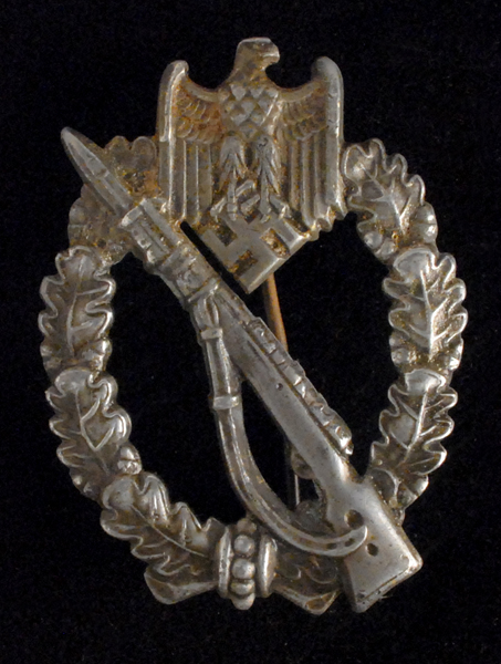 Wehrmacht/Waffen SS Infantry Assault Badge (silver). at Whyte's Auctions