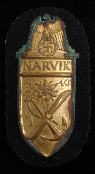 Narvik Shield (gilt). at Whyte's Auctions
