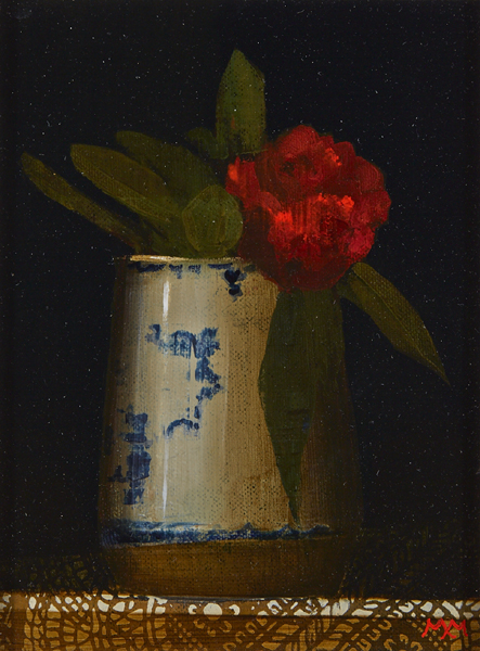 BLUE & WHITE WITH CAMELLIA, 2009 by Martin Mooney sold for 850 at Whyte's Auctions