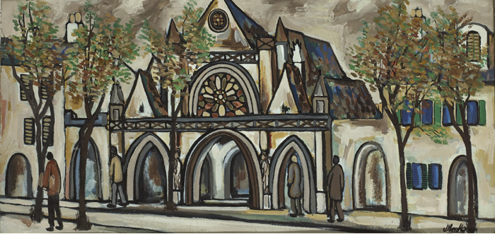 SAINT GERMAIN L'AUXERROIS, SUMMER EVENING, c.1950 by Markey Robinson sold for 2,800 at Whyte's Auctions