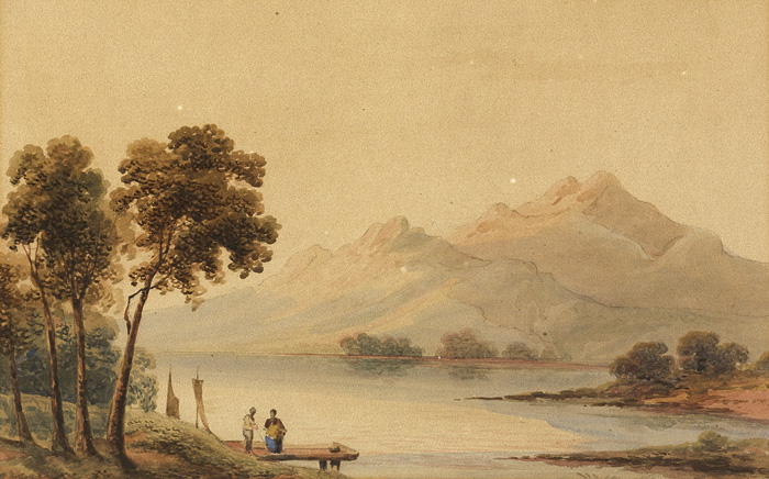 LOWER LAKE, KILLARNEY, 1872 by John Claude Bosanquet (fl.1870s) at Whyte's Auctions