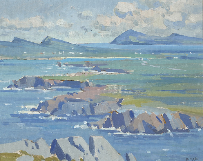 DN LAOGHAIRE and DOON POINT, COUNTY KERRY (A PAIR) by David Hone PPRHA (1928-2023) at Whyte's Auctions