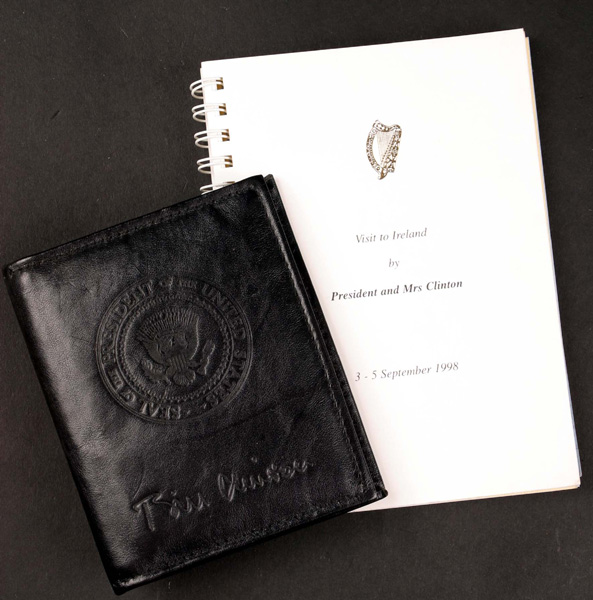 1998 United States Presidential visit to Ireland, Bill Clinton at Whyte's Auctions