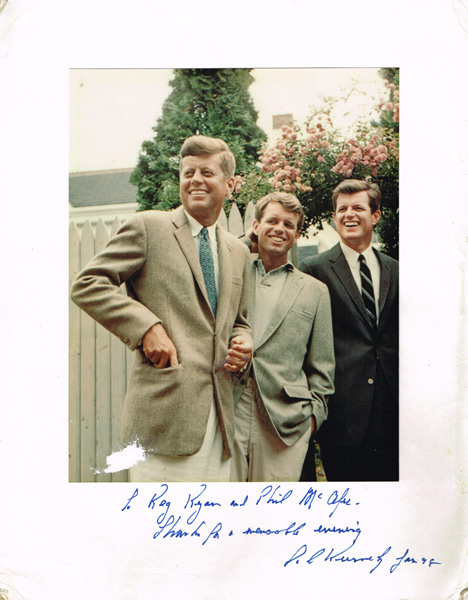 9 January 1998 Senator Edward Kennedy at Whyte's Auctions
