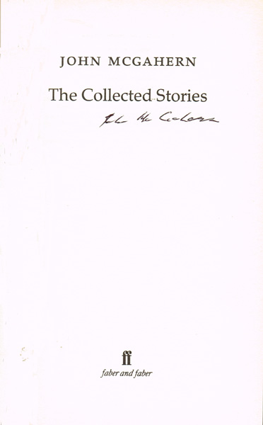 McGahern, John. That They May Face The Rising Sun and The Collected Stories. at Whyte's Auctions