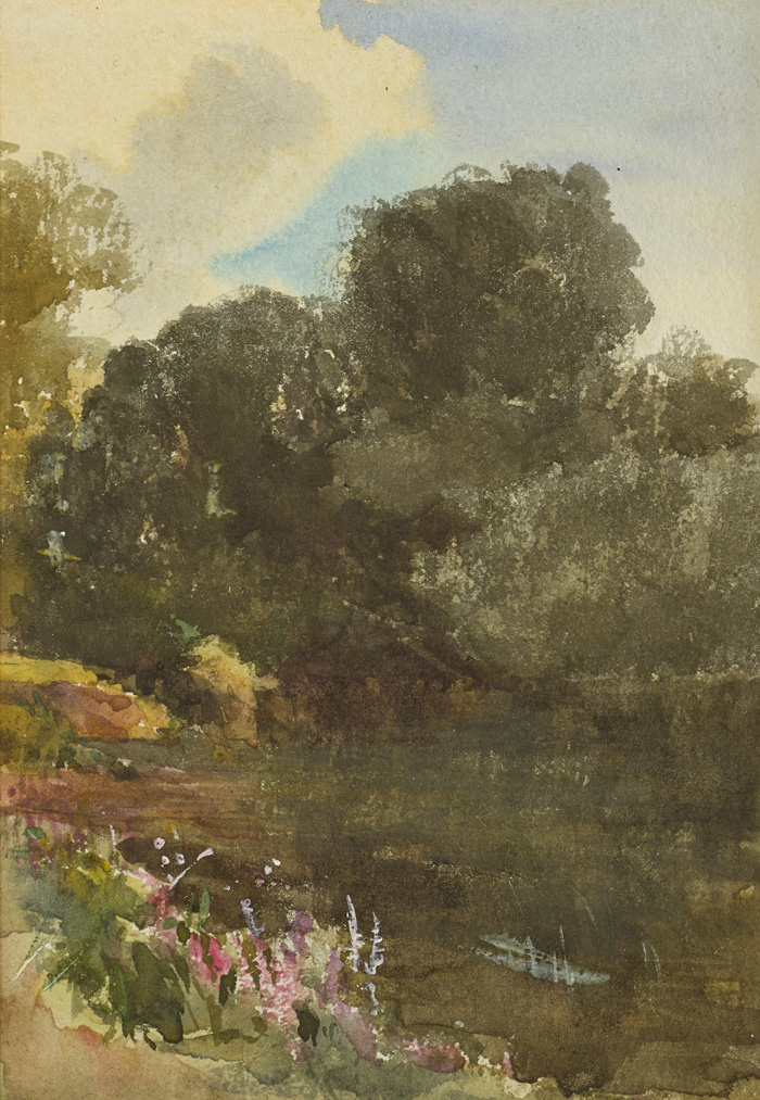 FLOWERS BY A RIVERBANK by Mildred Anne Butler sold for 550 at Whyte's Auctions