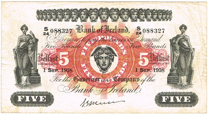 Northern Ireland. Belfast Banking Company Ten Pounds and Five Pounds etc. at Whyte's Auctions