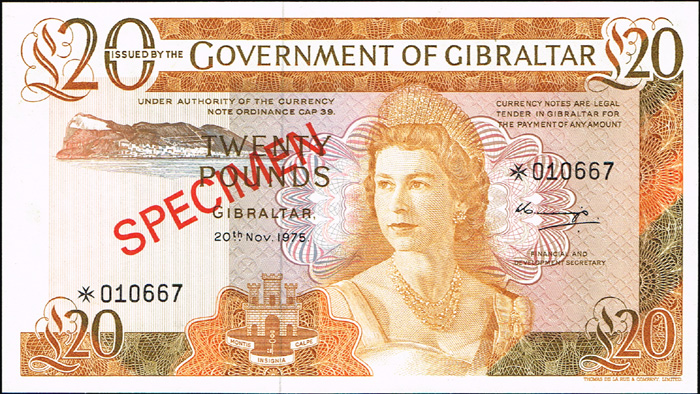 Worldwide Specimen banknotes, 1970s. at Whyte's Auctions