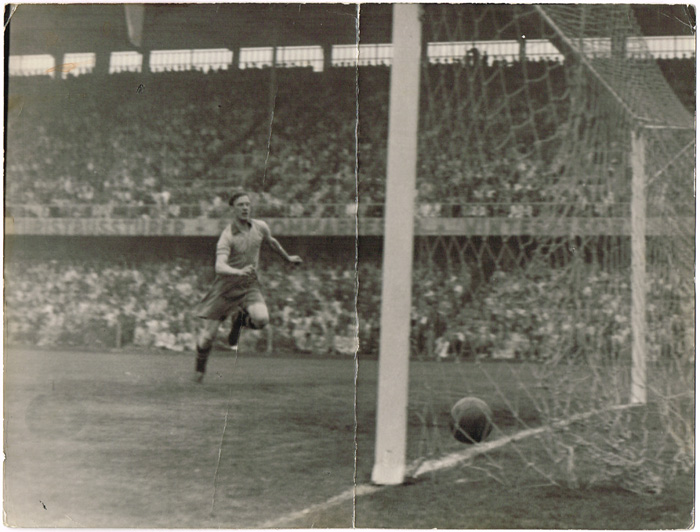 Football. 1949 Sweden v Ireland, photograph of Irish goal, and others. at Whyte's Auctions