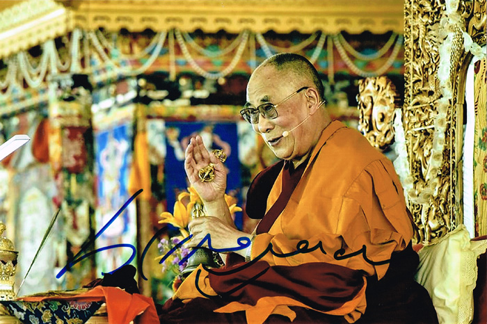 Autographs on photographs: collection including Dalai Lama, footballers, rugby players etc. at Whyte's Auctions