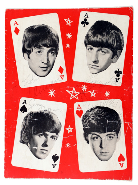 Beatles, 1964 UK Tour Programme, signed. at Whyte's Auctions