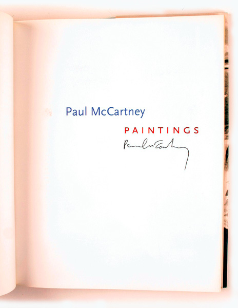 Paul McCartney, Paintings, signed portfolio of prints. at Whyte's Auctions