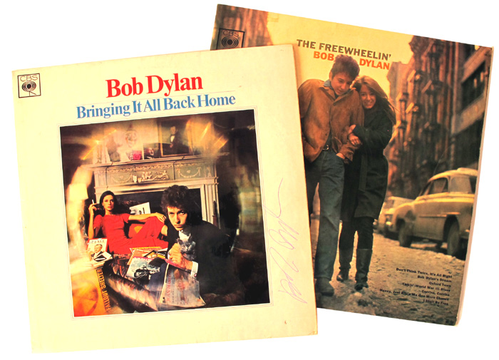 Bob Dylan, Bringing It All Back Home, signed album. at Whyte's Auctions