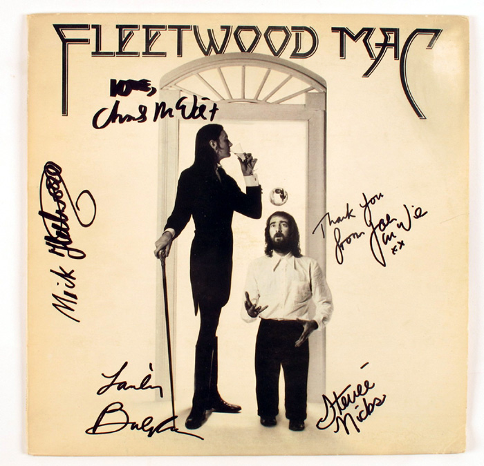 Fleetwood Mac, Fleetwood Mac, signed album at Whyte's Auctions