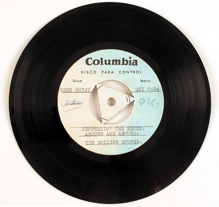 Rolling Stones, test record at Whyte's Auctions