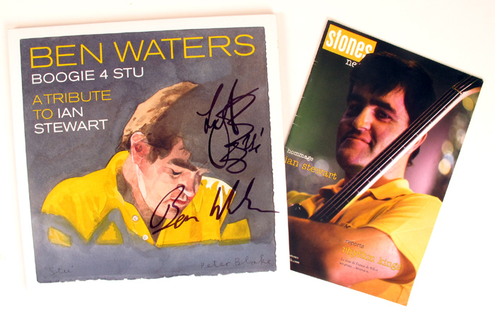 Ben Waters, Boogie 4 Stu album signed by Charlie Watts and Ben Waters at Whyte's Auctions