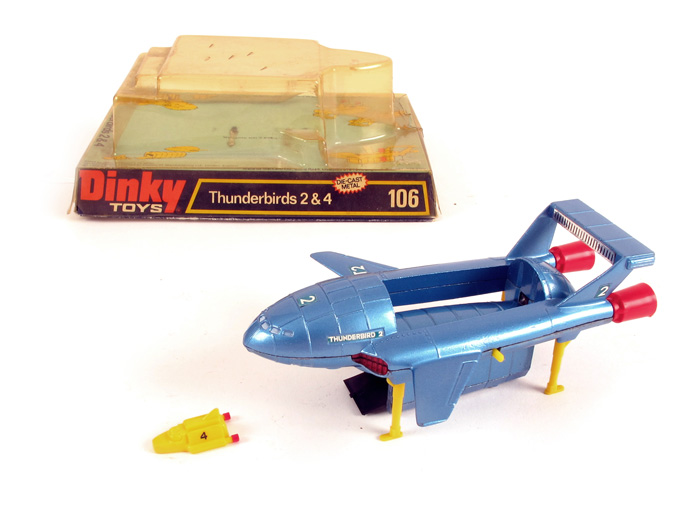 Dinky. Thunderbirds 2 & 4 at Whyte's Auctions