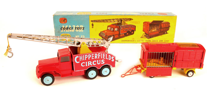 Corgi Chipperfield's Circus at Whyte's Auctions