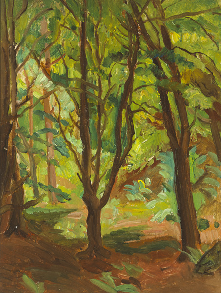 FOREST SCENE by Estella Frances Solomons HRHA (1882-1968) at Whyte's Auctions