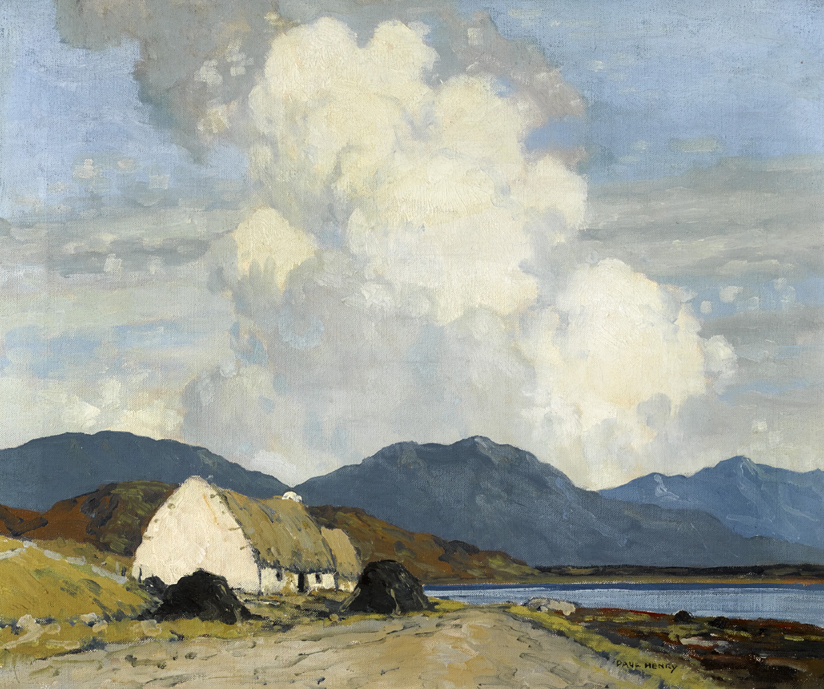 CONNEMARA LANDSCAPE, 1930-1940 by Paul Henry RHA (1876-1958) at Whyte's Auctions