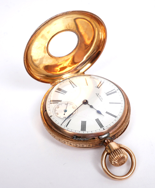 Early 20th century gold pocket watch. at Whyte's Auctions