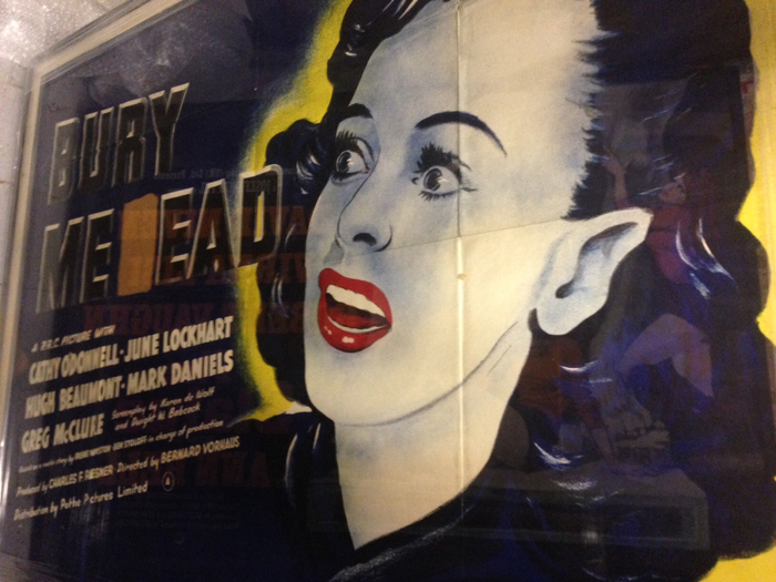 Bury Me Dead, framed cinema poster. at Whyte's Auctions
